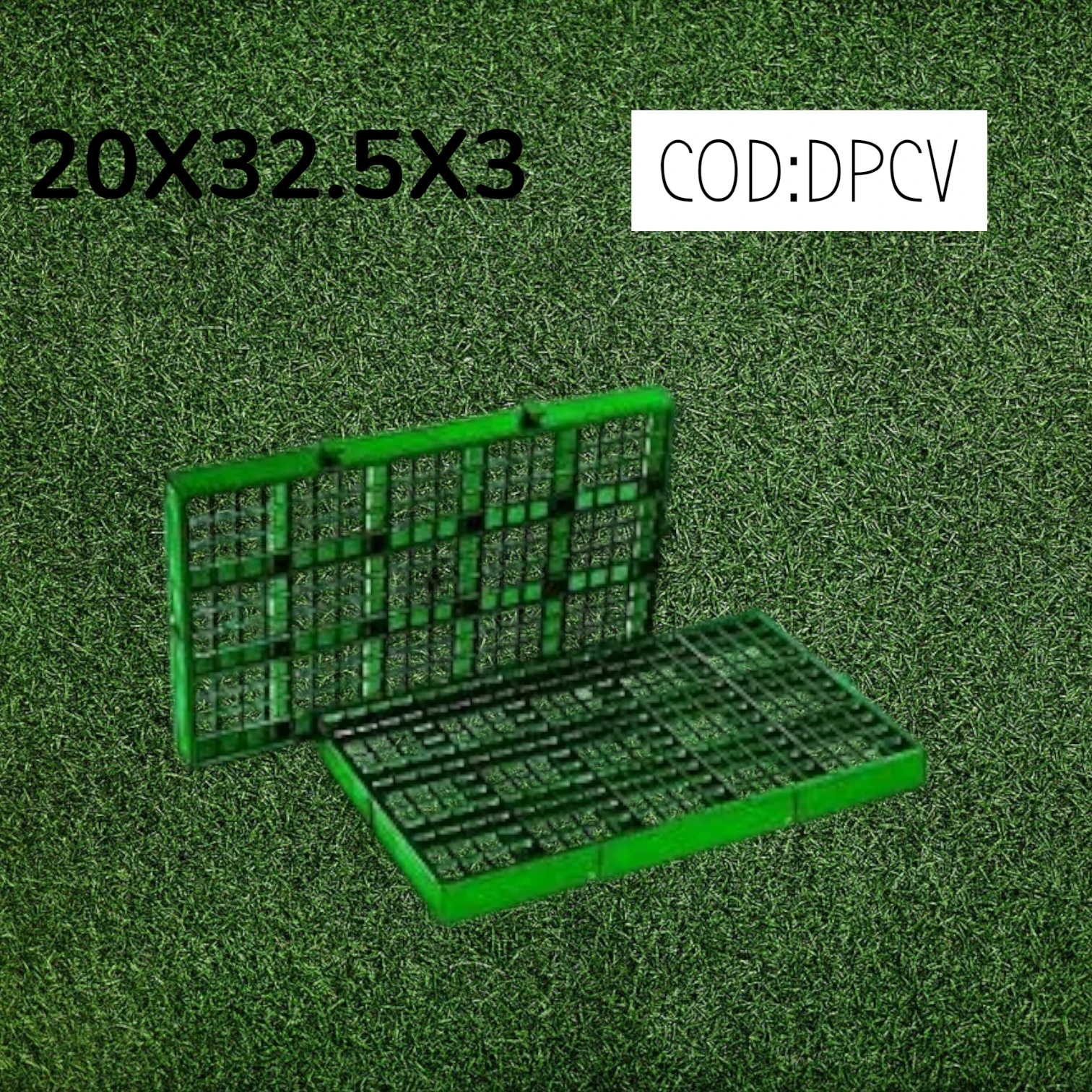 DECK PLASTICO PARA CESPED VERDE