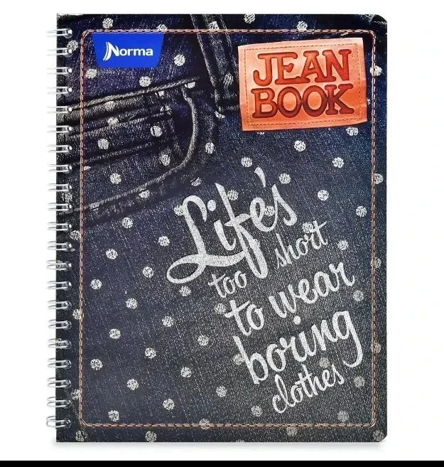 Cuaderno profesional c7 jean book 100 h espiral doble 2