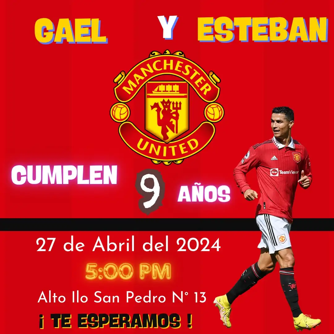 Invitación Manchester United
