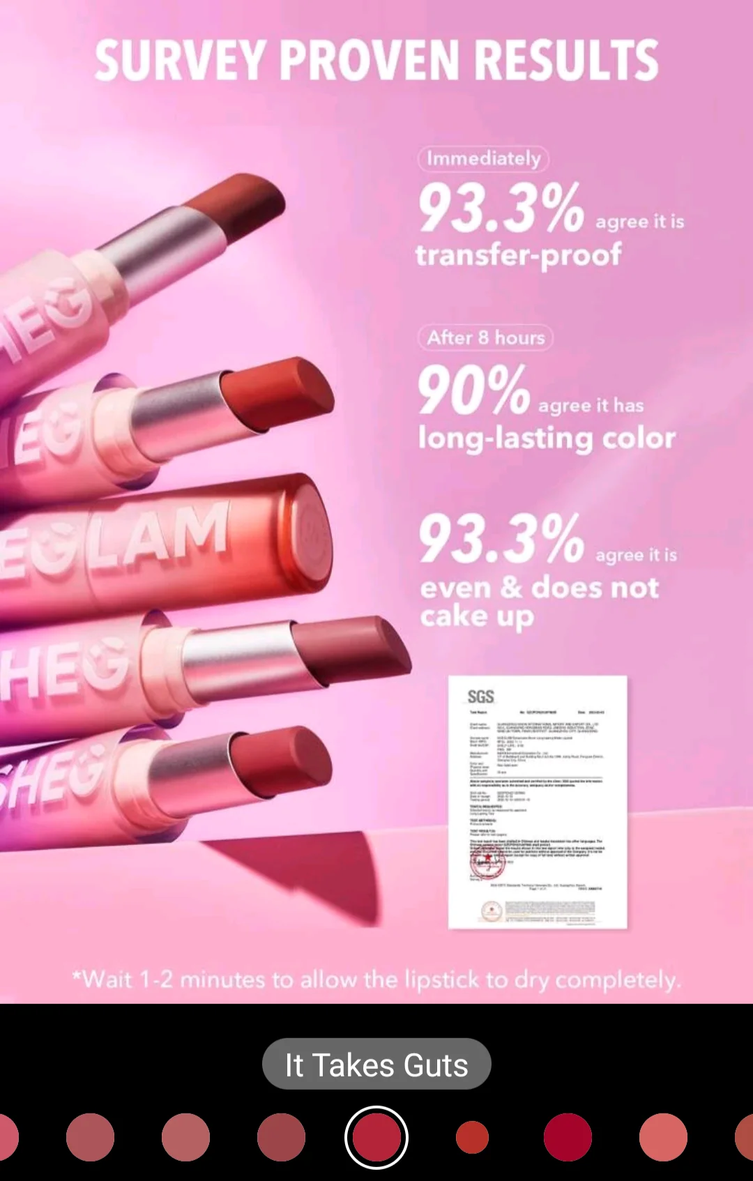 Labial en barra matte sheglam 7