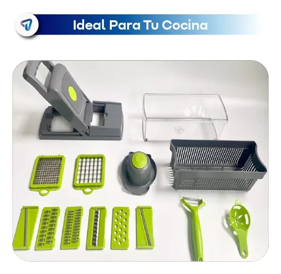 Mandolina Multifunción Fácil Limpieza Picador Verduras Waggs 2