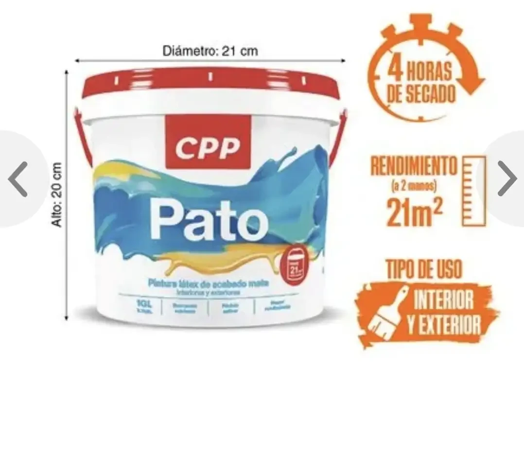 LATEX PATO CPP 1G BLANCO HUMO