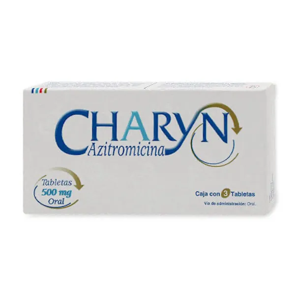 Charyn azitromicina 500mg