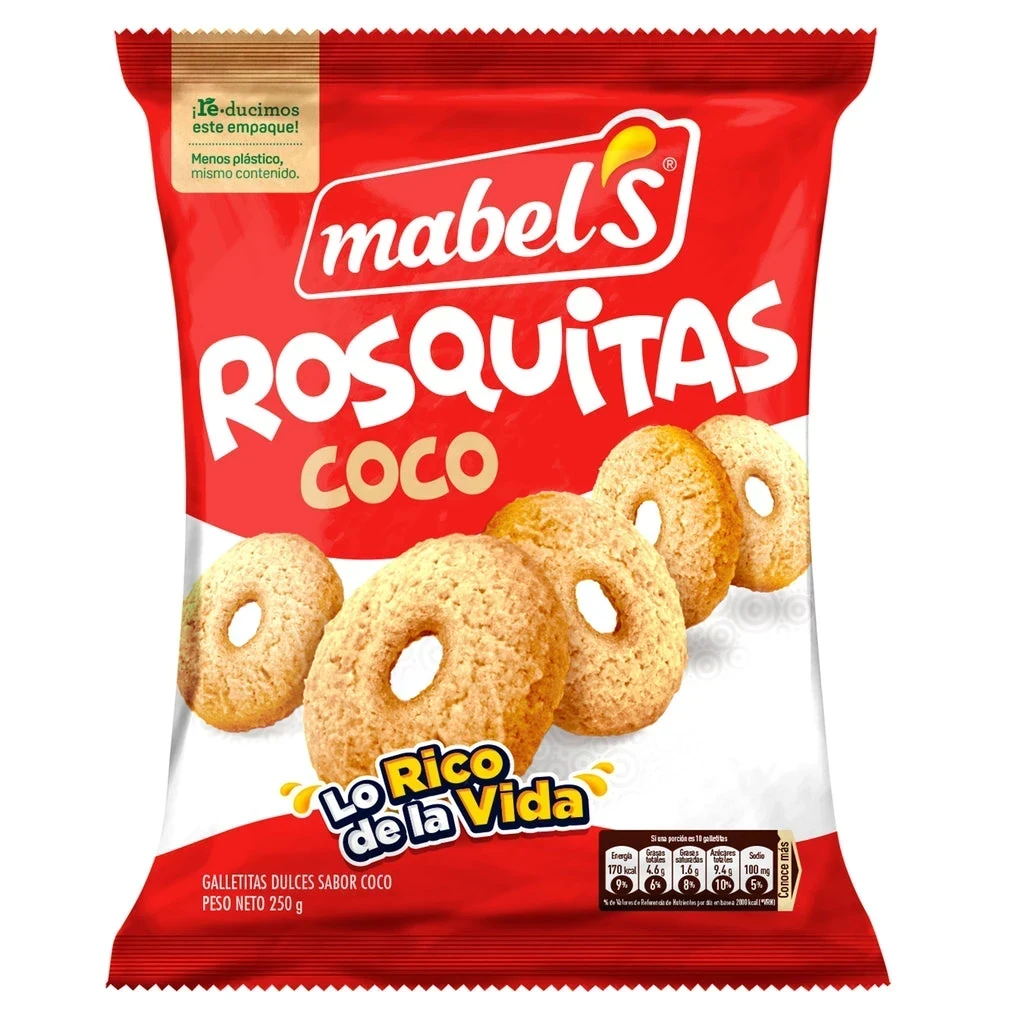 GALLETAS MABEL ROSQUITAS DE COCO 500G