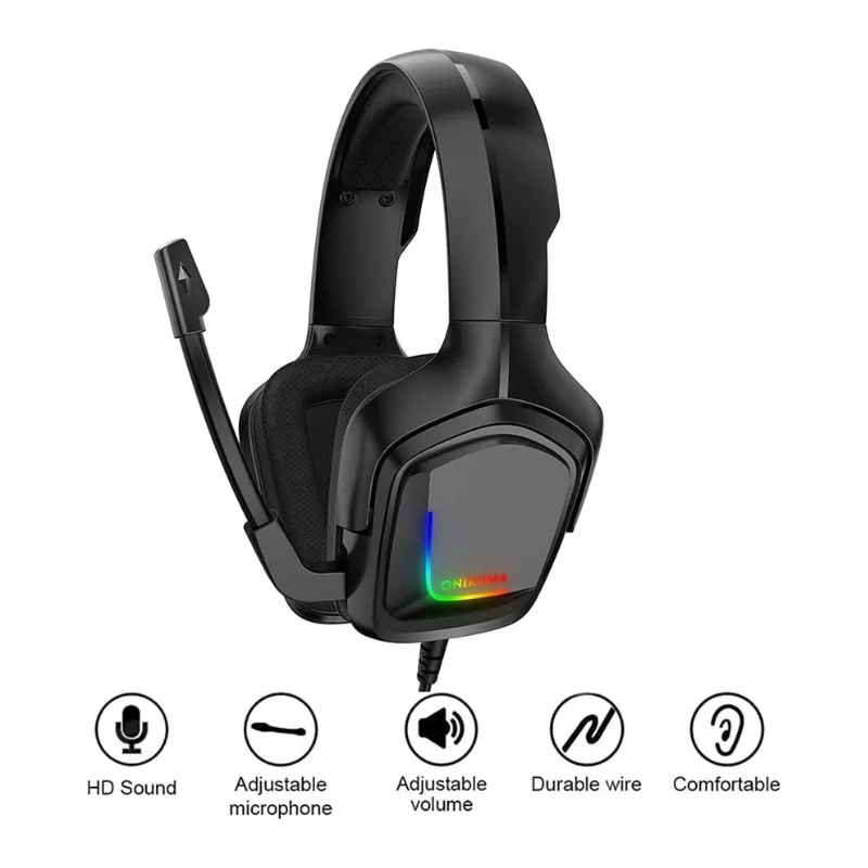 Diadema Gamer RGB onikuma