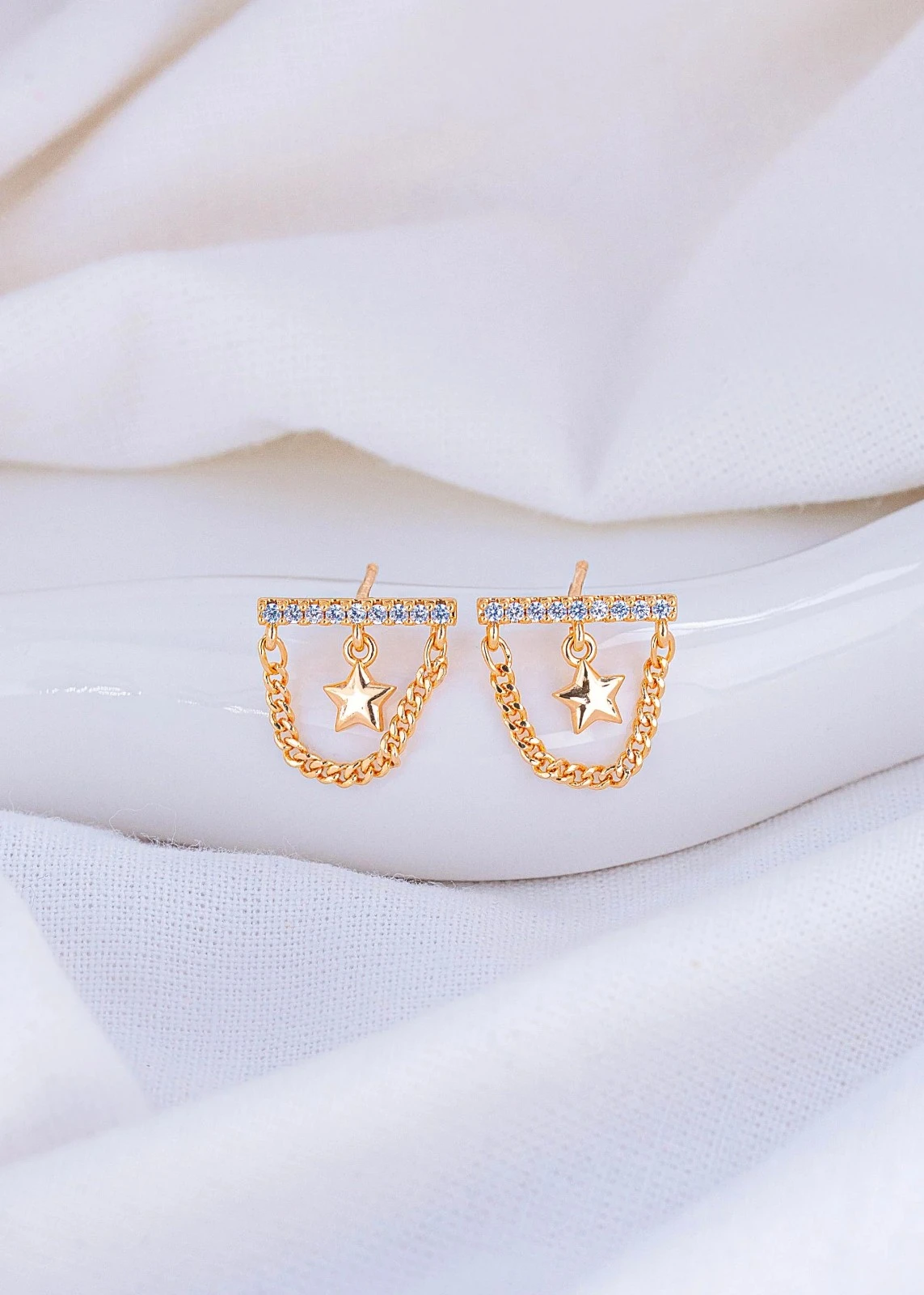Aretes Astra Dorados  2