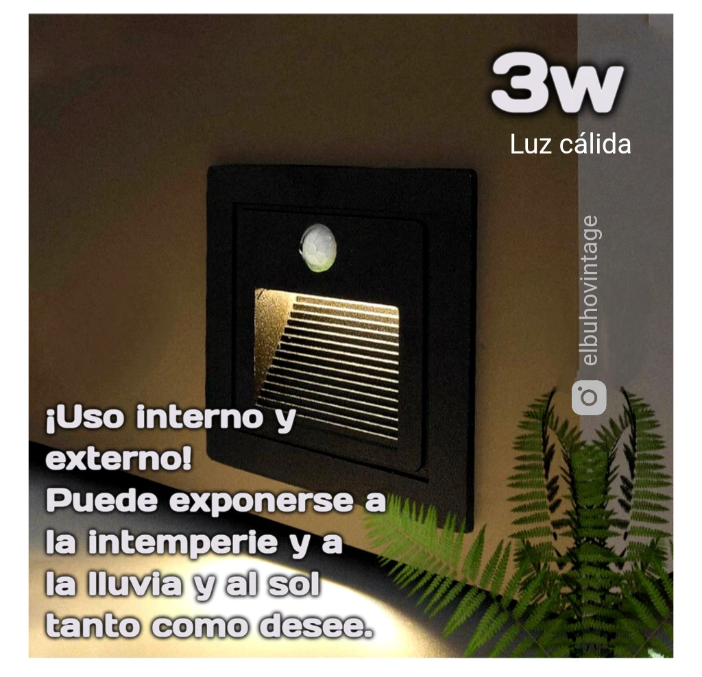 Spot Decorativo para Escalera con Sensor de Movimiento 3w ✨ 4