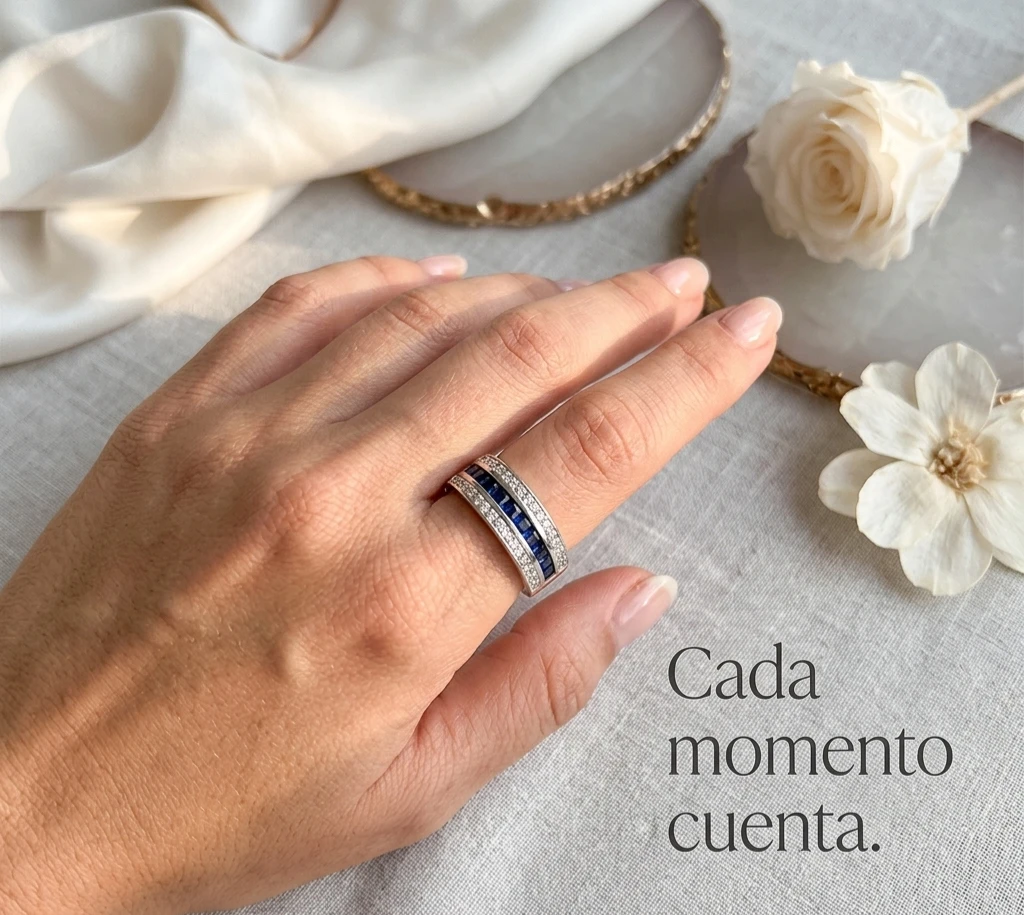 Anillo Zafiro 