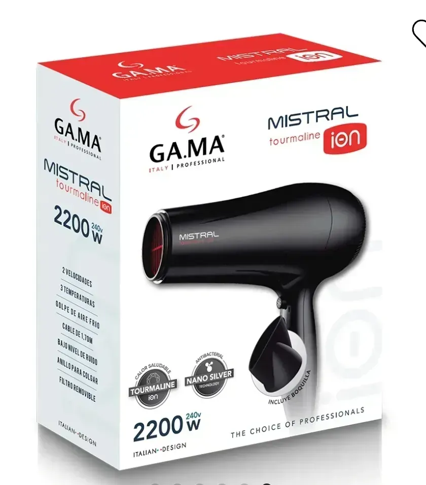 Secador de pelo Gama Mistral Tourmaline