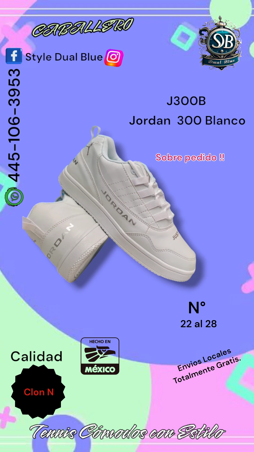 Jordan 300 Blanco