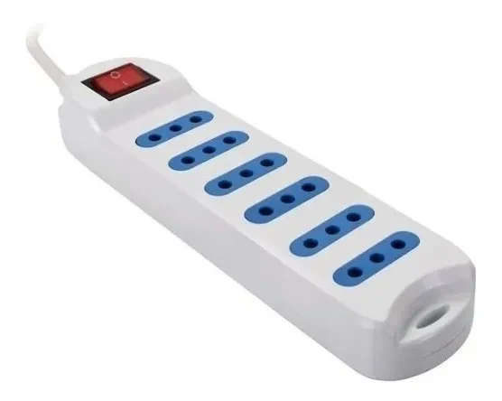 Alargador Electrico 5 Mts 5 Bocas Con Switch Corriente 3