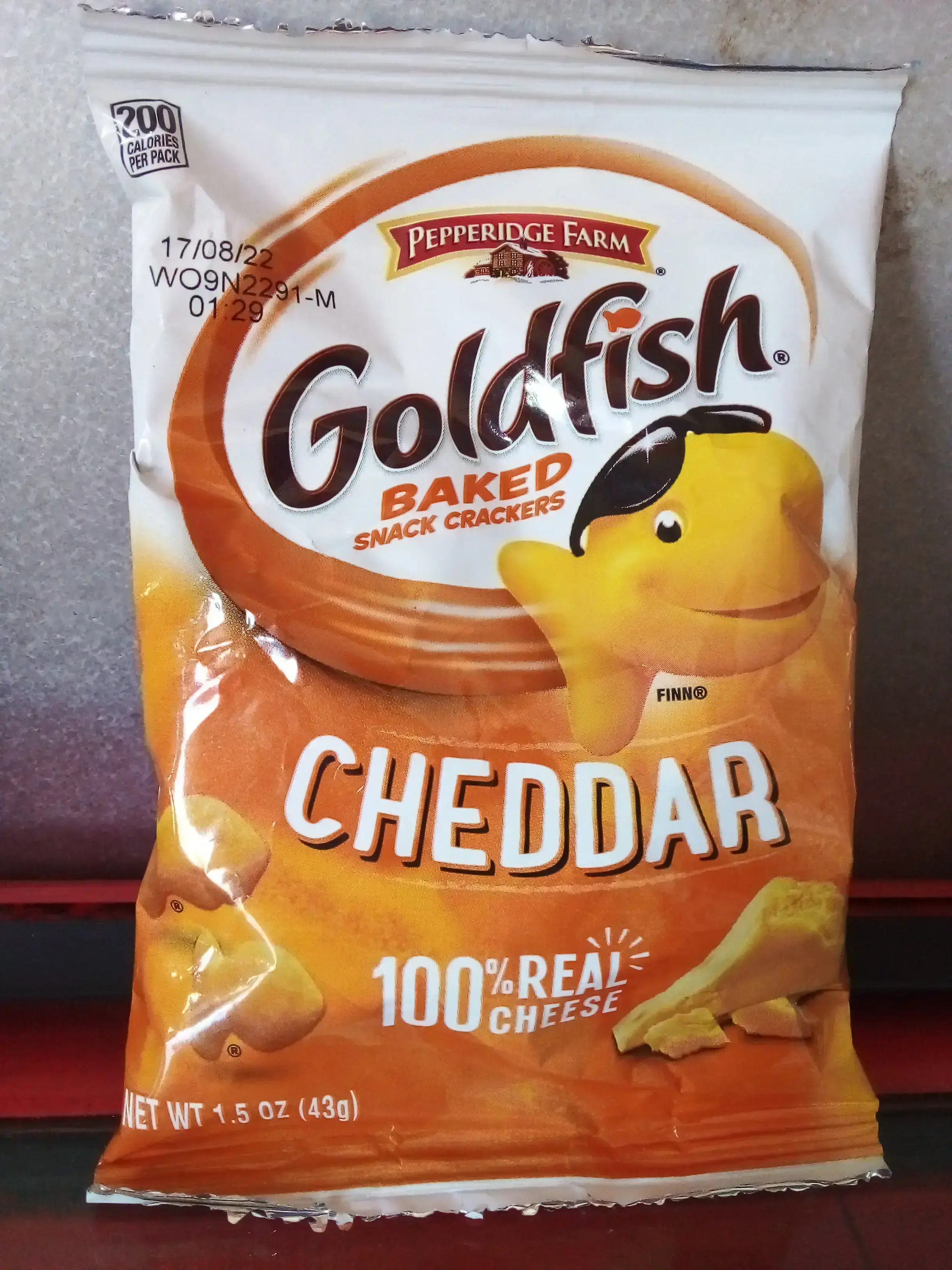 Goldfish cheddar de 1.5 onza 