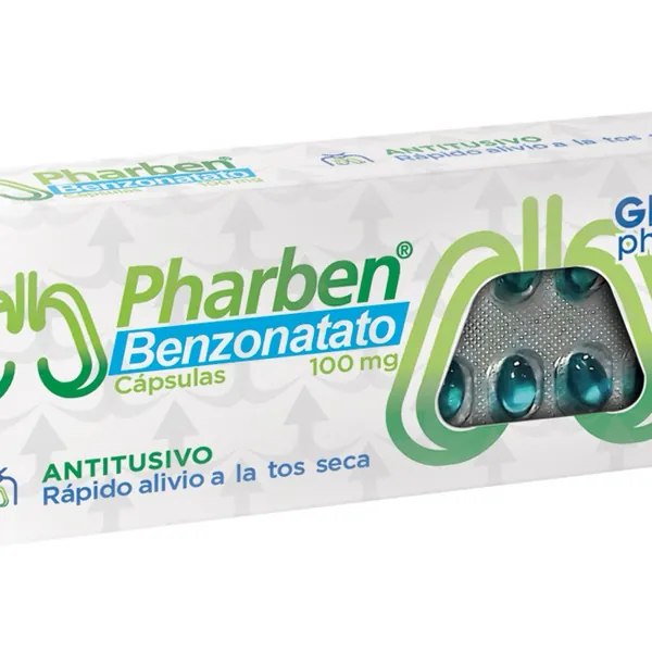 Pharben / benzonatato  100mg / 20 capsulas