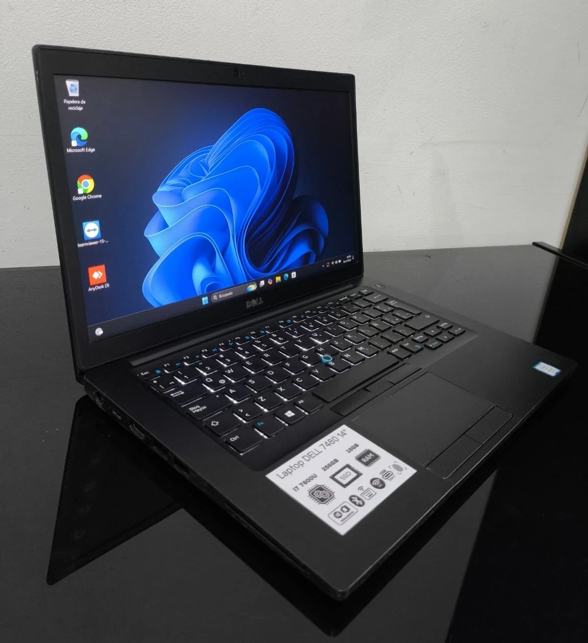 DELL LATITUDE 7480 i7 7600U 256/16GB 14" 3