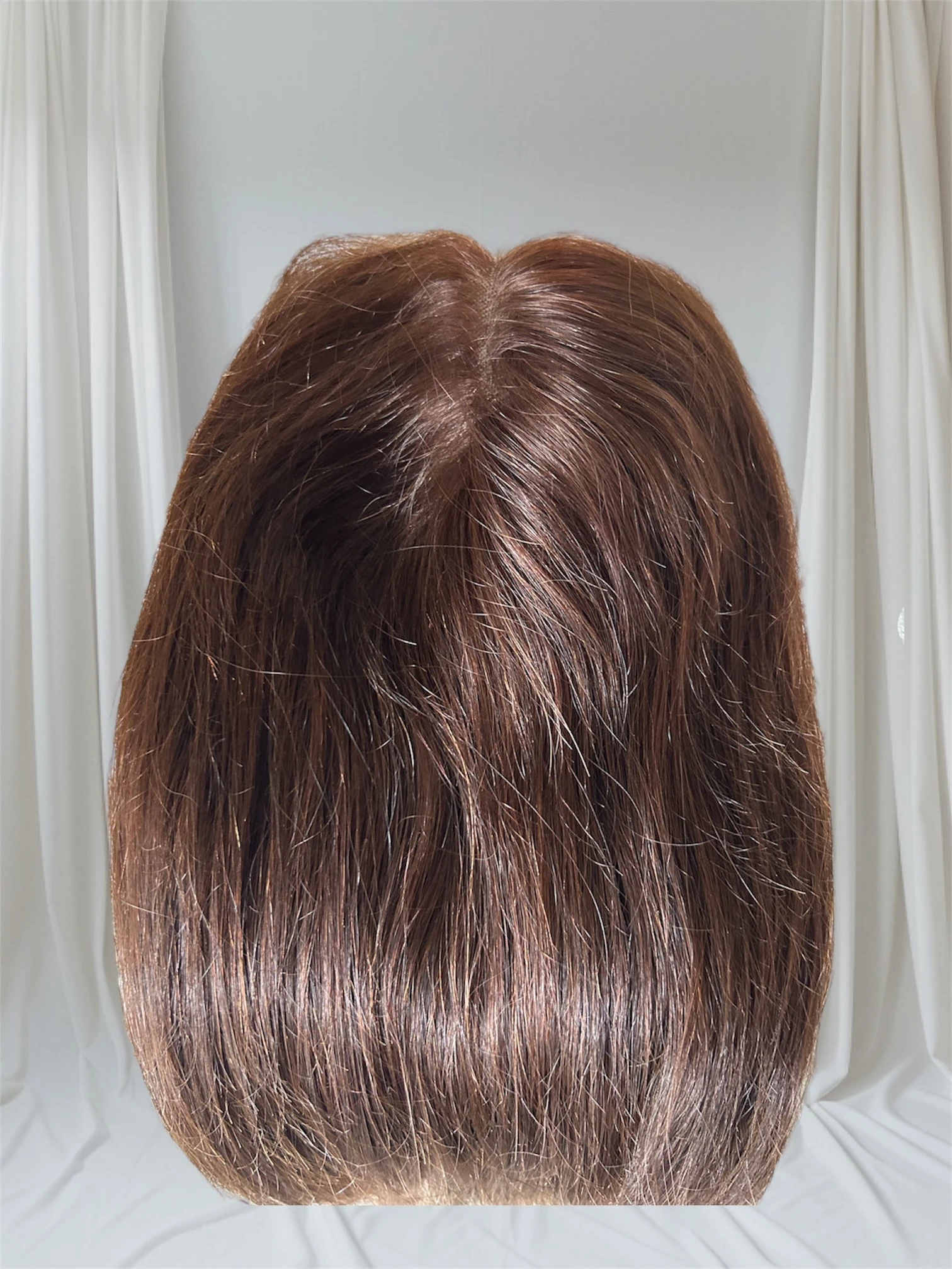 Topper de cabello humamo 18” con frontal 4x4  4