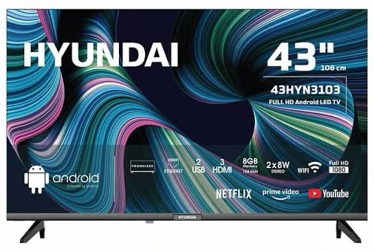 Smart Tv Hyundai 43 c/android 