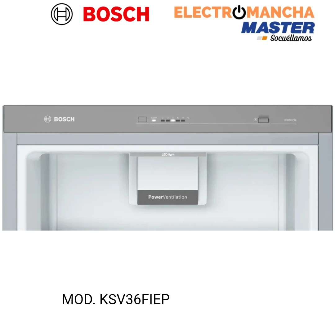 FRIGO 1 PUERTA BOSCH KSV36FIEP INOX 1,86*60 E 3
