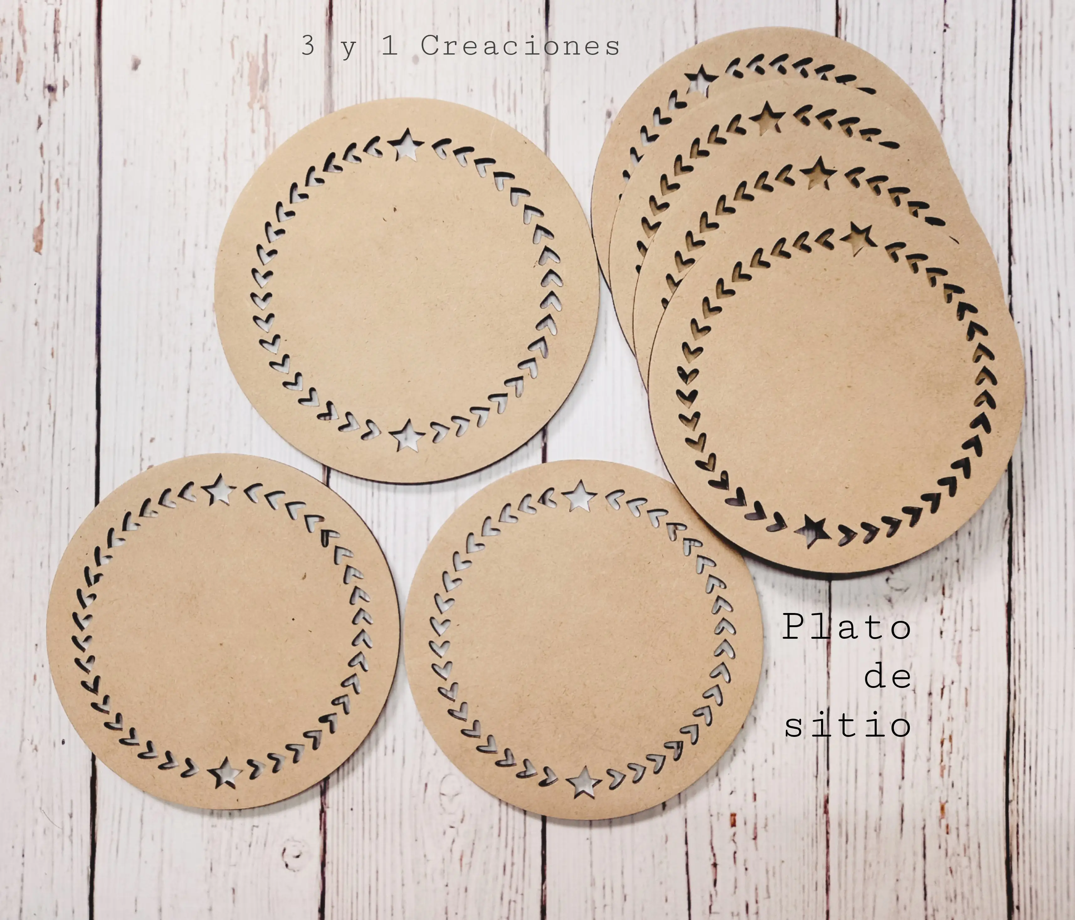 PLATO DE SITIO CORAZONES