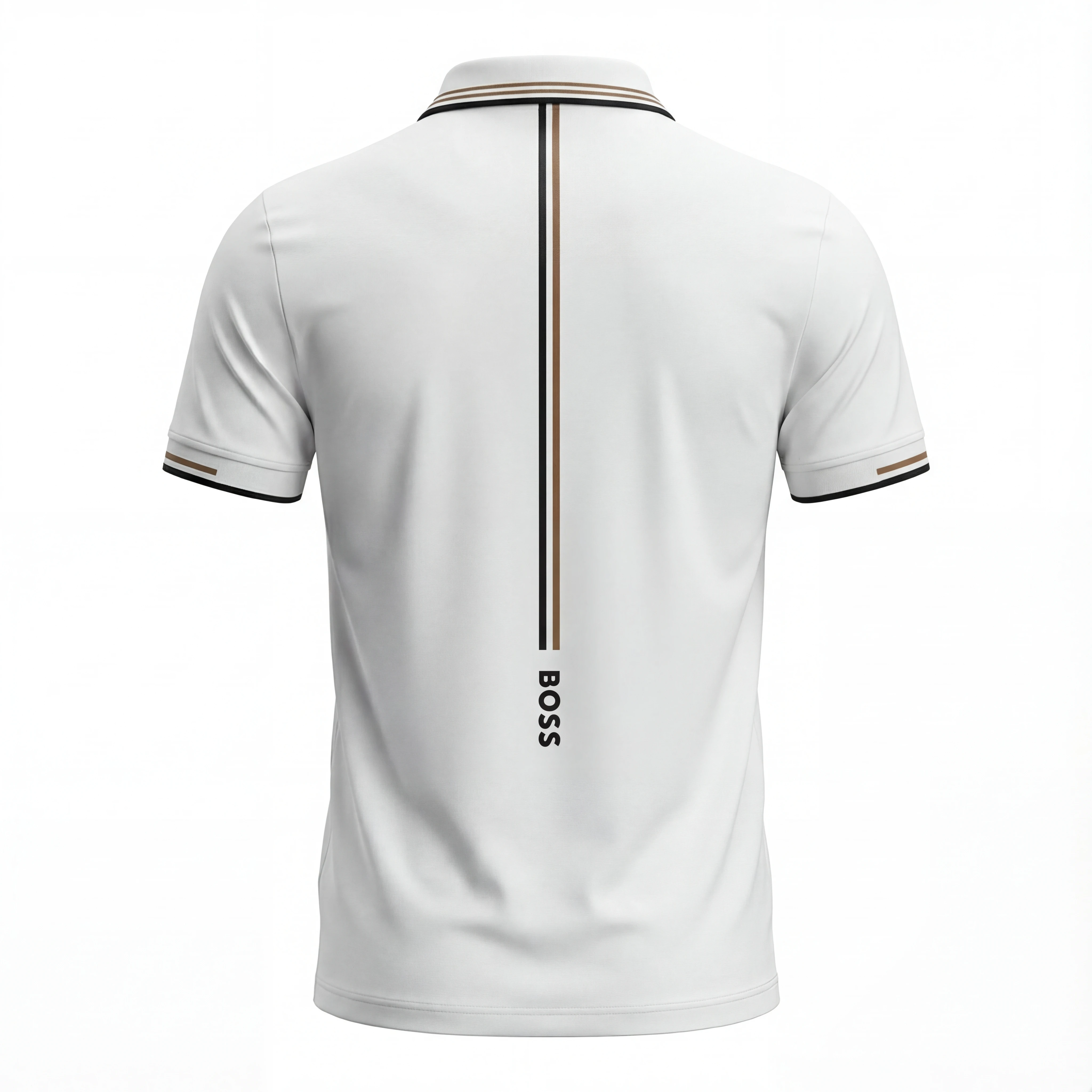 Playera Polo Boss Blanca 2