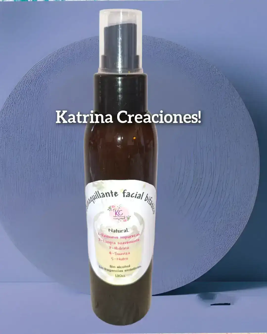 Desmaquillante facial bifásico. 2