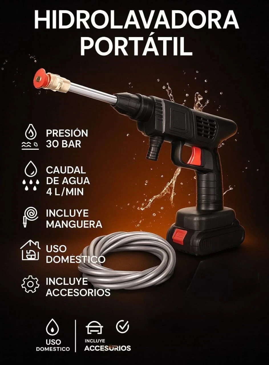 HIDROLAVADORA PORTATIL ALIEN TECH