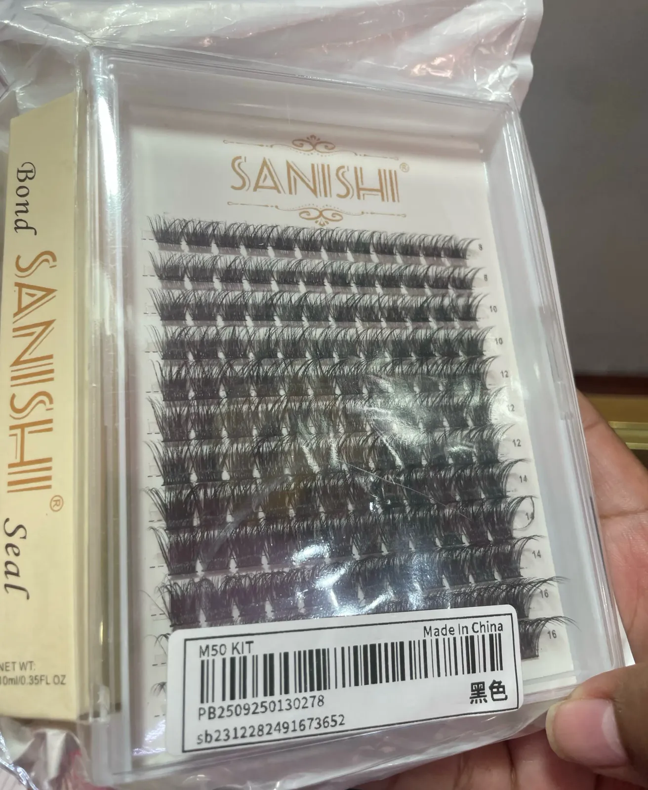 Pestañas 1x1 sanishi M50 kit 4
