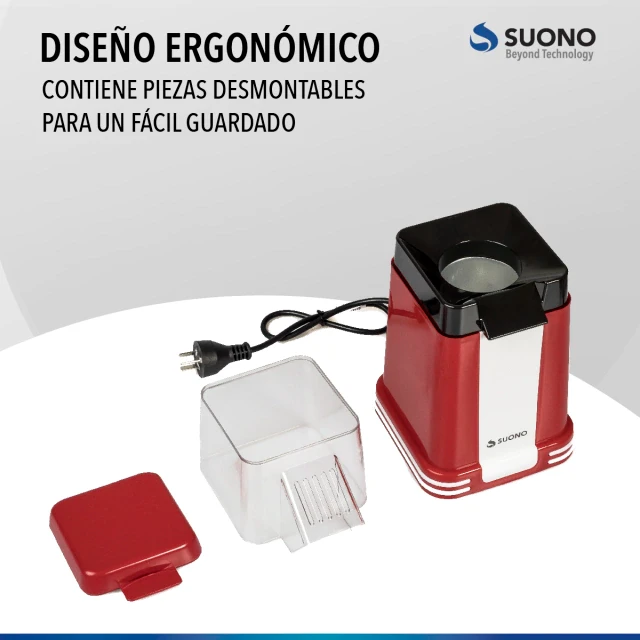 Pochoclera Eléctrica Suono Retro Liviana 3