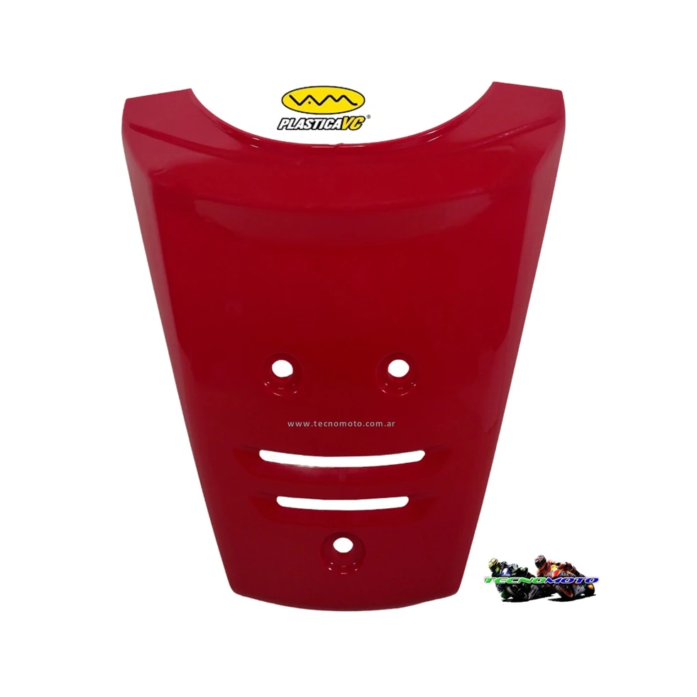 CACHA FRONTAL HONDA 100 WAVE ROJO -49431