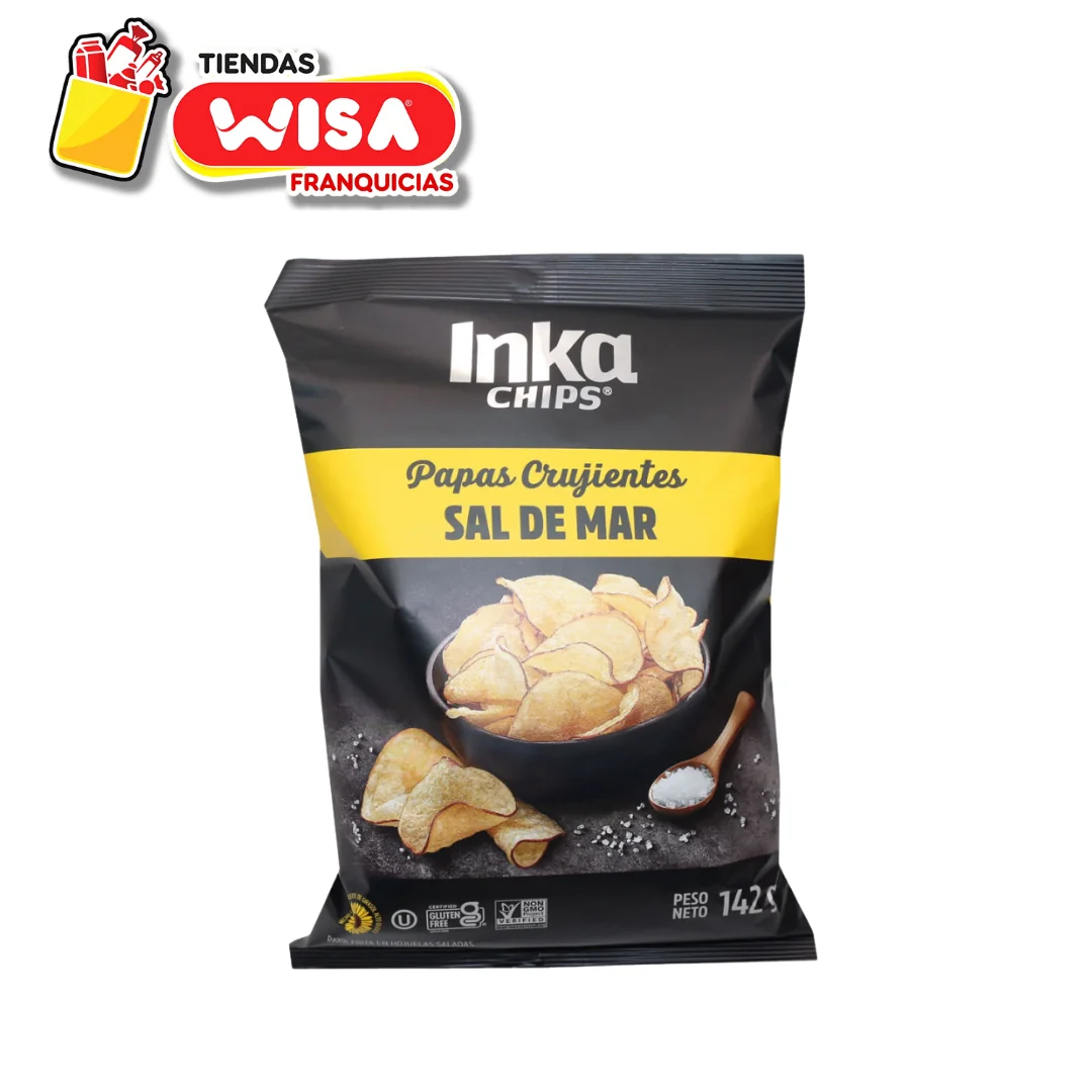 Inka Chips Papas Sal de Mar 130 G