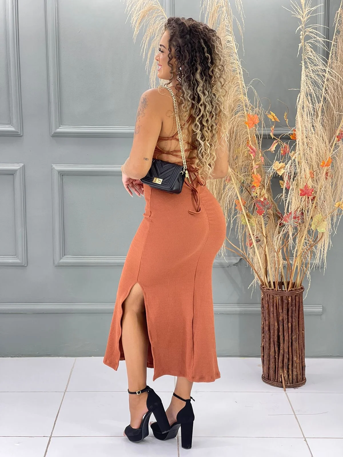 Vestido Longo De Luxo Alto Padrao 5
