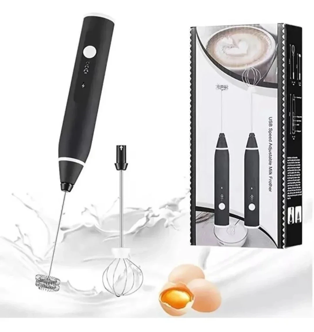 Mini Batidor Revolvedor De Huevo Cafe Y Espuma Leche Recargable