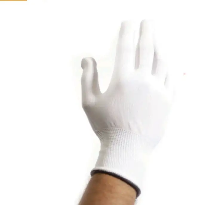Guante de poliester para inspección. 