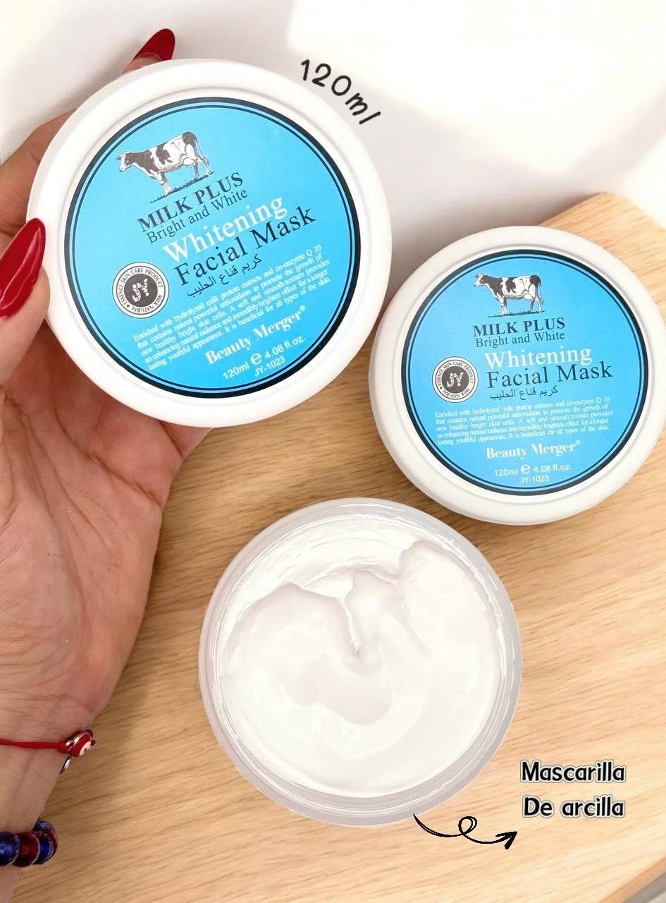 Mascarilla Facial de Leche Milk Plus – Beauty Merger (120 ml) 🥛✨