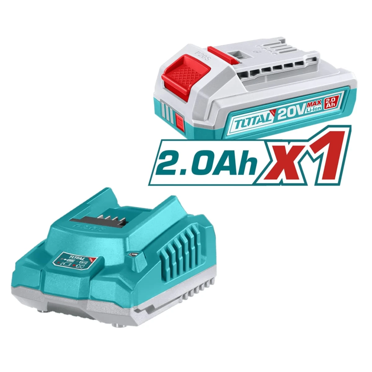 TABLI20781 Sopladora 20v con 1 batería 2,0 ah y cargador total  2