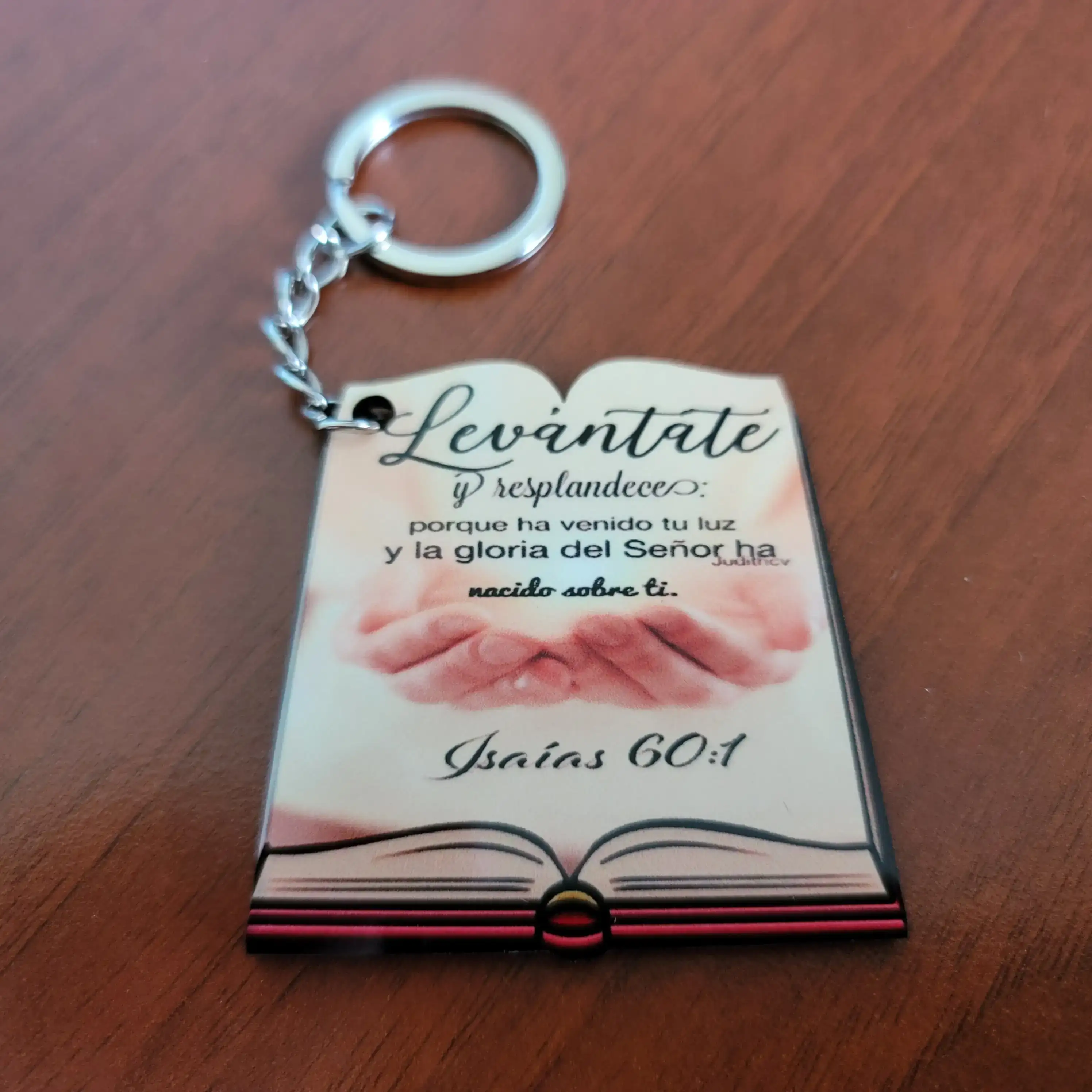 Llavero Biblia "Levántate y resplandece"