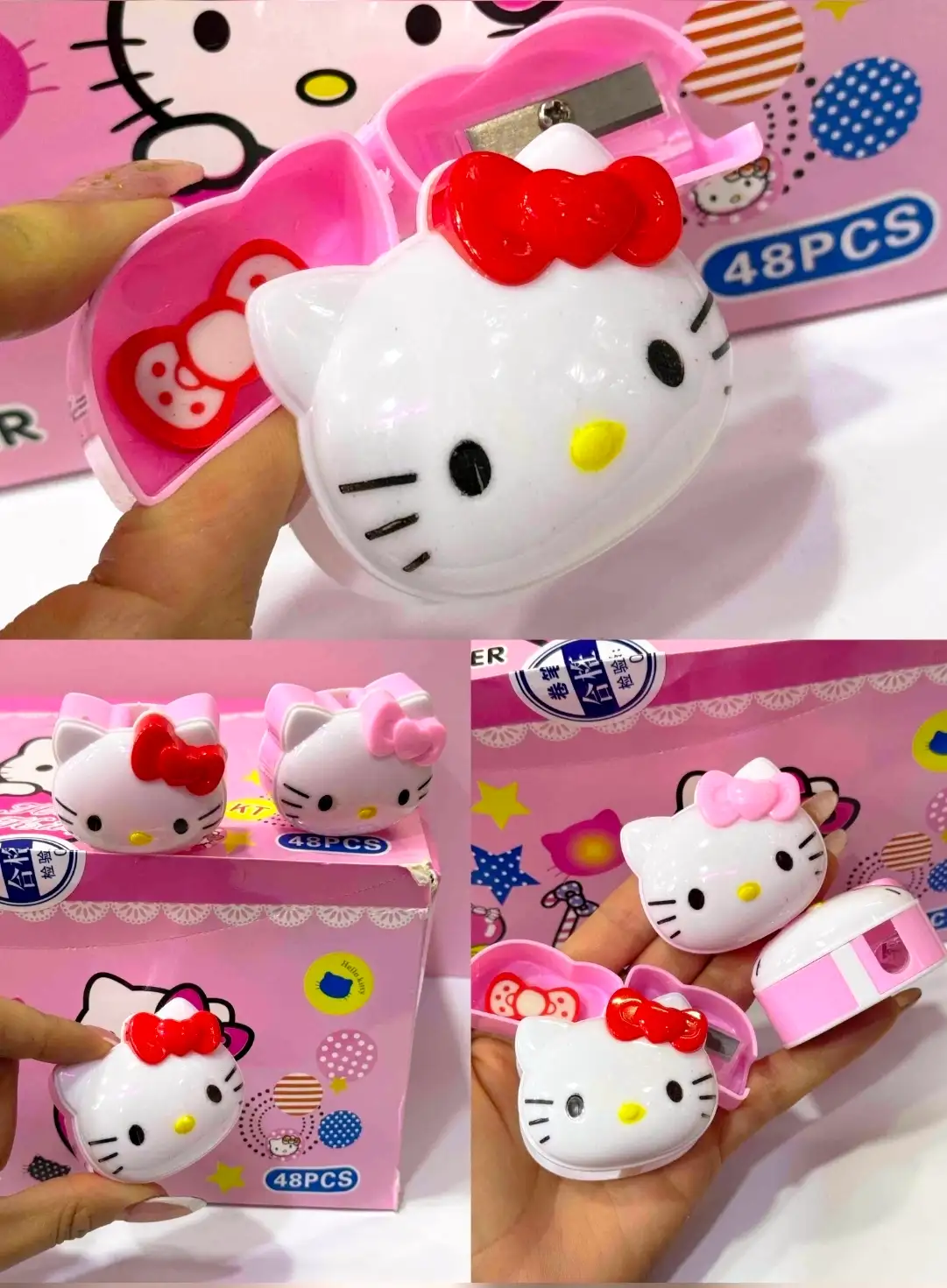 Sacapuntas con Borrador Hello Kitty 