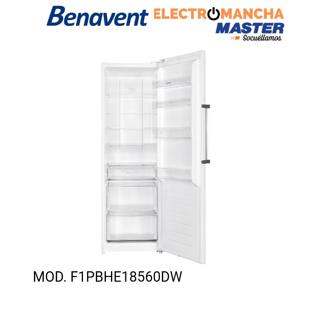 FRIGO 1 PUERTA BENAVENT F1PBHE18560DW 1,85*60 E BLANCO 2