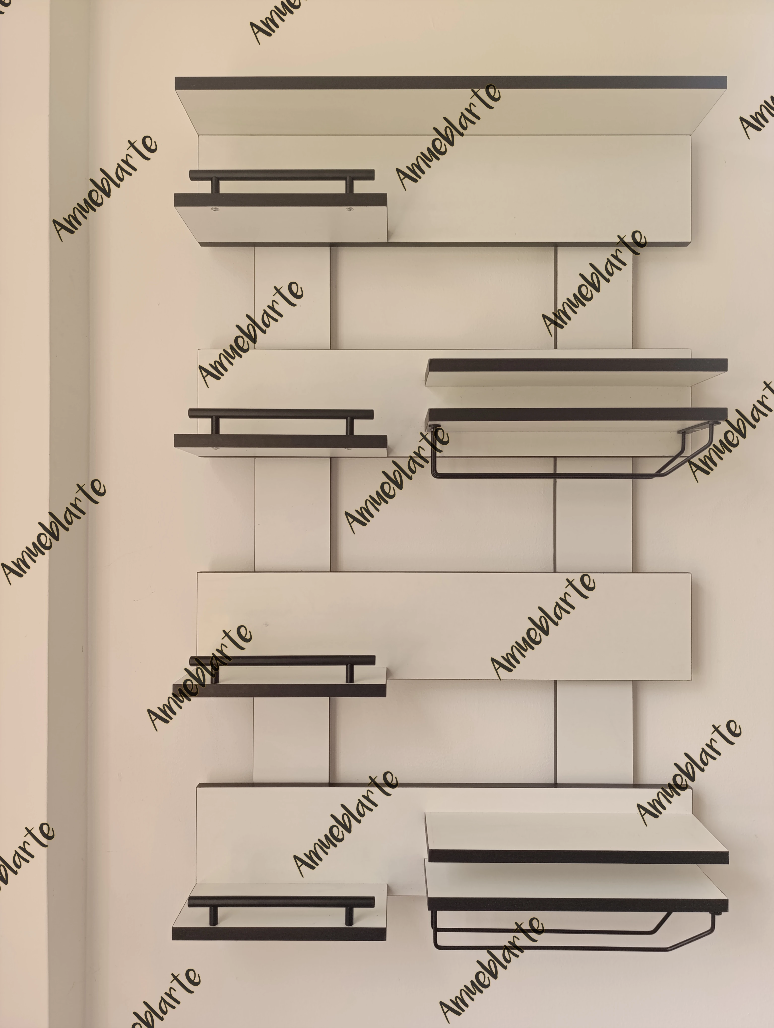 Bar / Licorera de pared BLANCO 4