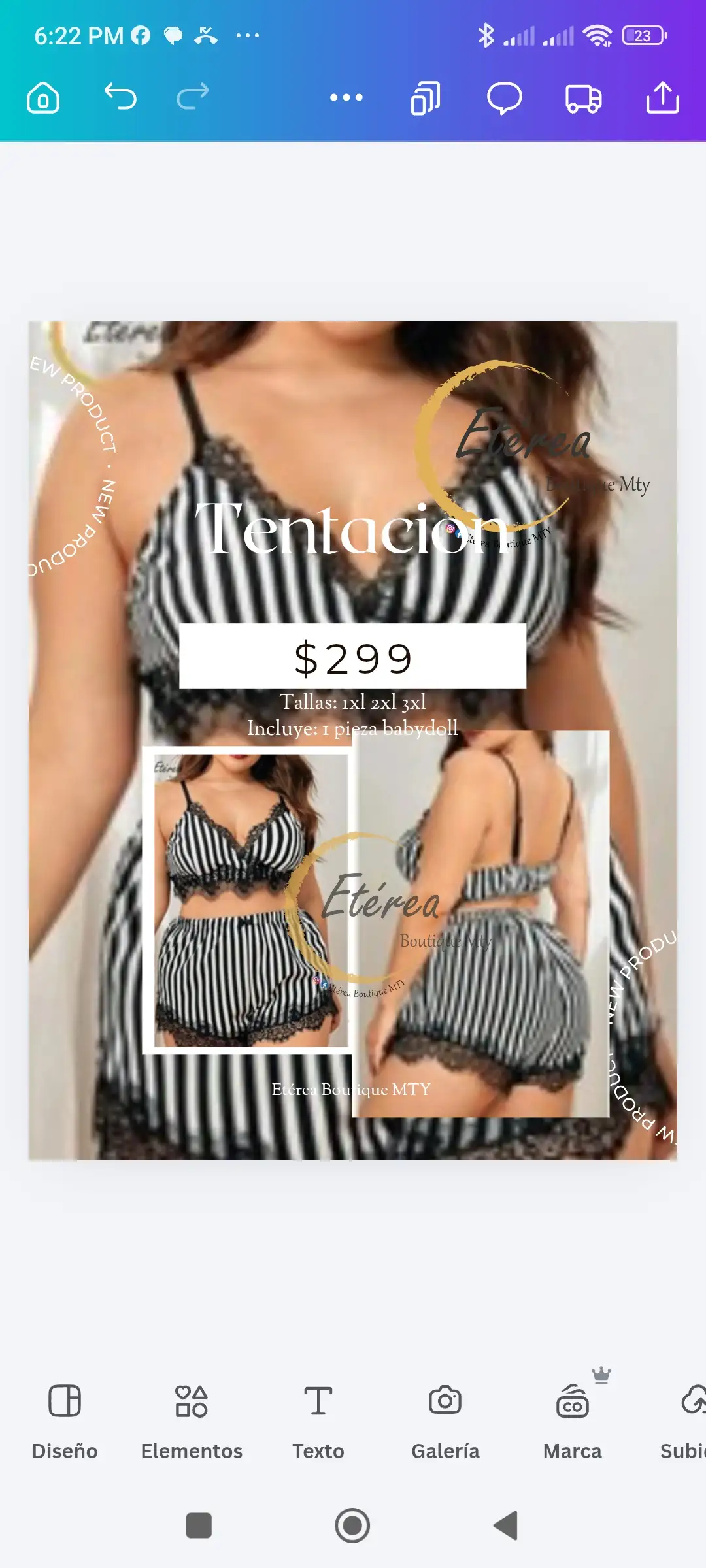 Pijama rayas