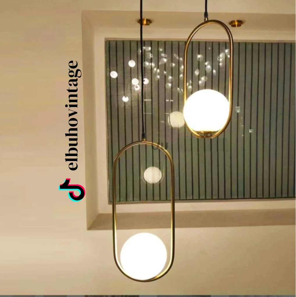 Lámpara Colgante Minimalista  2