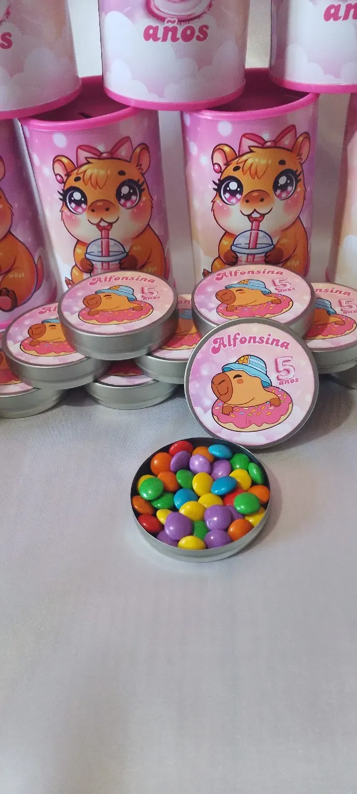 Latitas con golosinas pack por 20