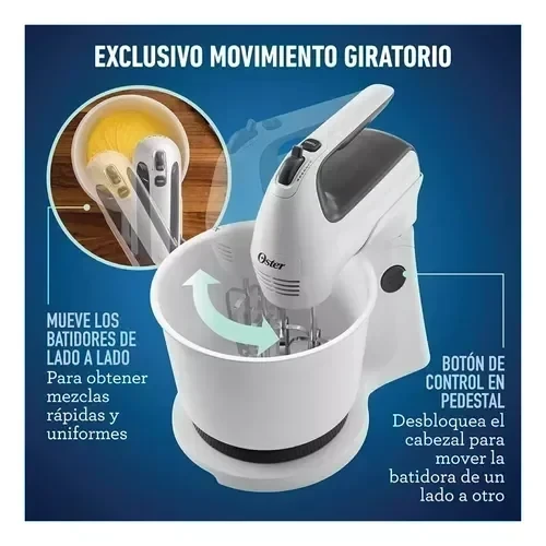 BATIDORA DE MANO Y PEDESTAL OSTER 5
