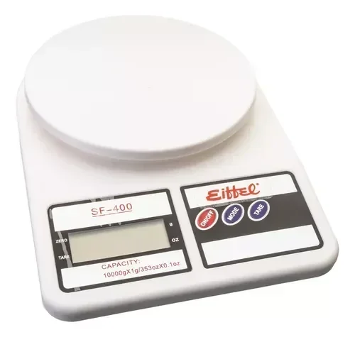 Balanza Digital EIFFEL 1Gramo - 4Kg. Blanco