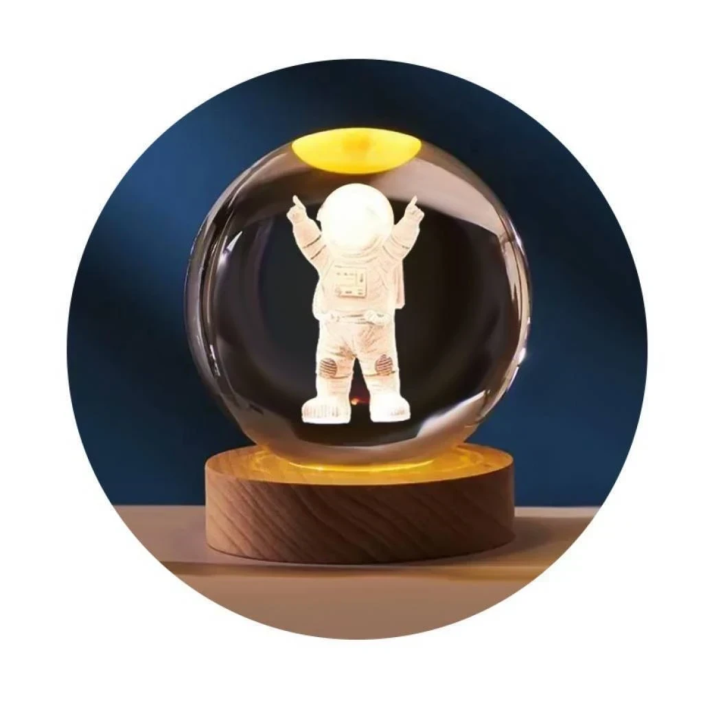 Lampara Esfera de Cristal 8cm 6