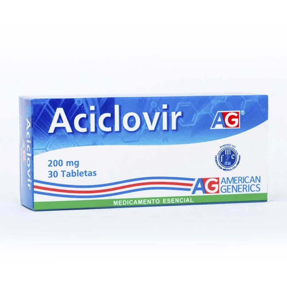 ACICLOVIR 200 MG X 30 TAB AG-LAFRANCOL