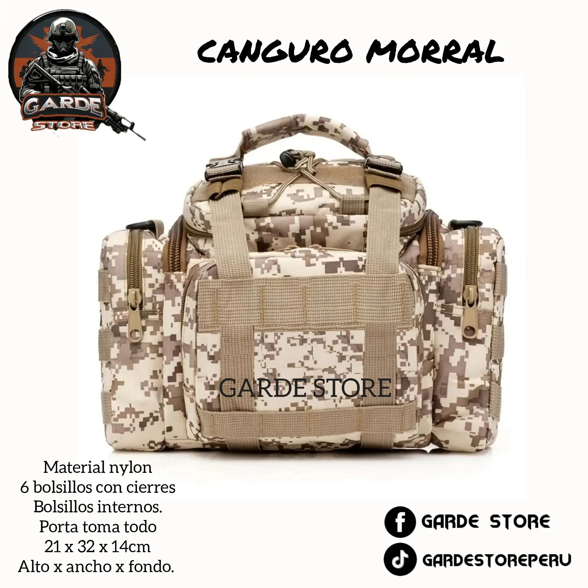 Riñonera morral camping