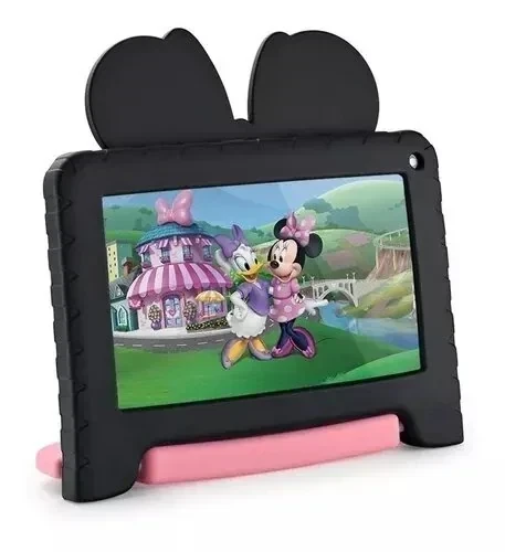 Tablet Wifi Kids Multilaser 7" Minnie Con Estuche Anti Golpes