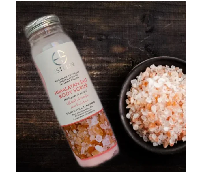 EXFOLIANTE CORPORAL DE SAL DEL HIMALAYA ESTELIN Dr Rashel 2