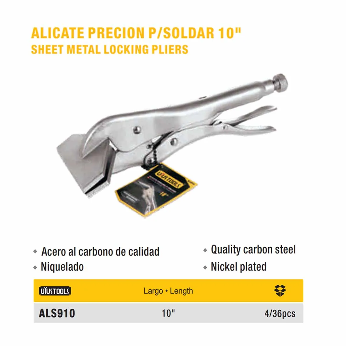 ALICATE PRECION P/SOLDAR UYUST 10"