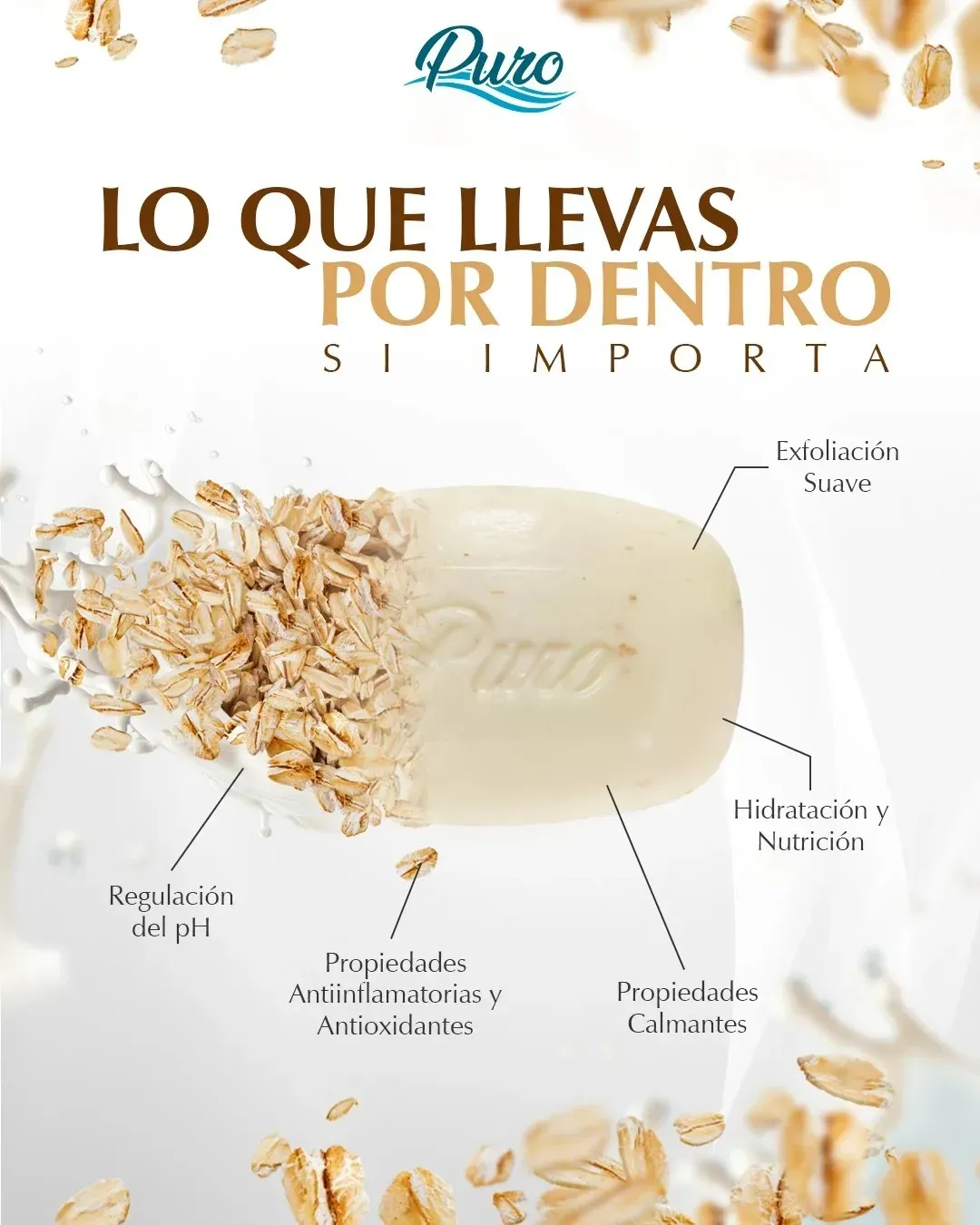Jabón Puro Avena 80 Gr  3